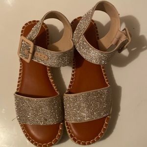 KeeganThree Rhinestone Embellished Platform Espadrilles